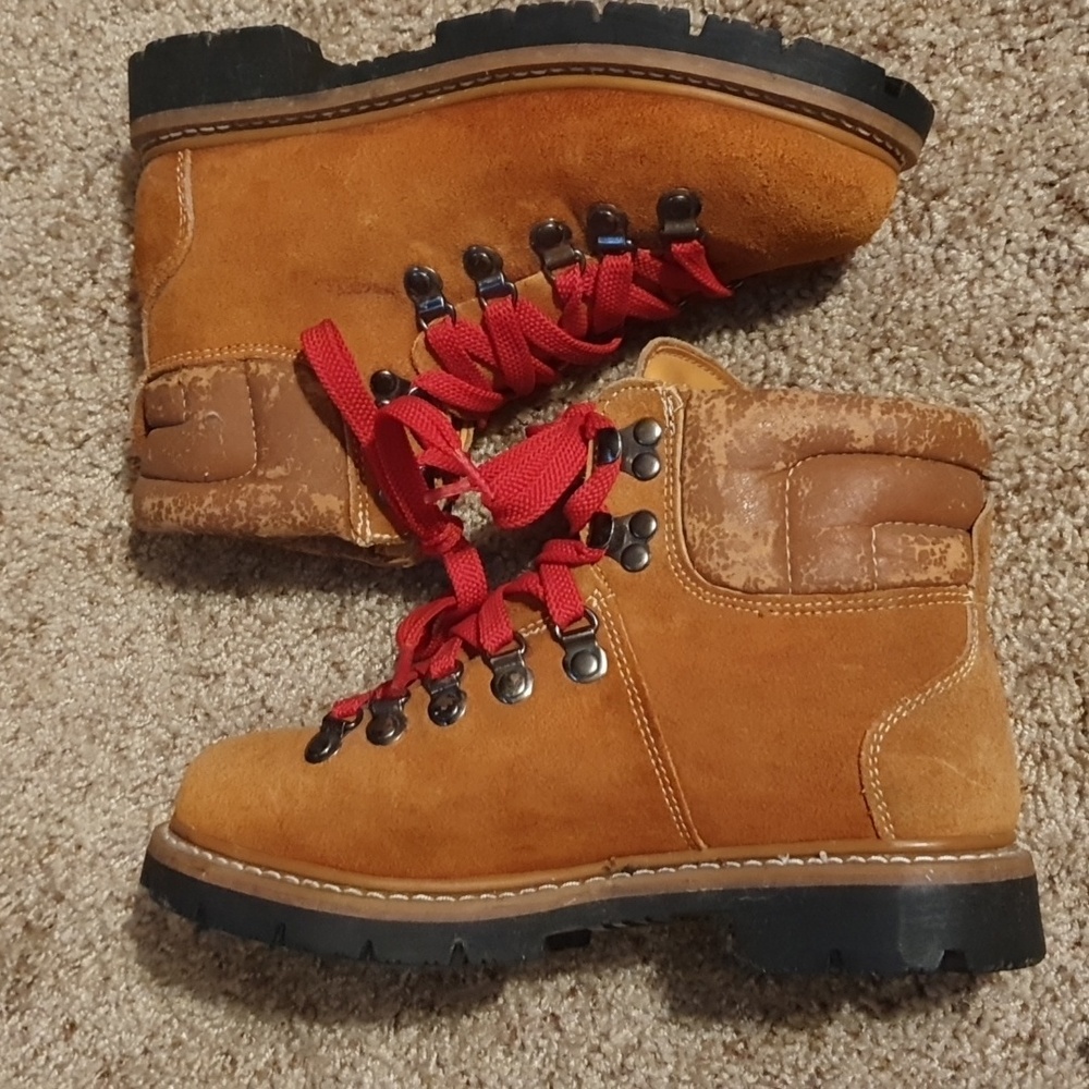 Vtg Sears The Shoe Place Hiking Boots sz 6.5 - Picture 3 of 8